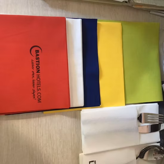 Serviette de luxe en papier Airlaid pour le dîner, pour le désherbage