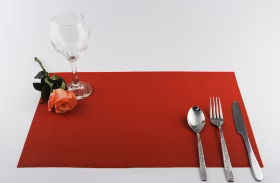 Tapis de Table à isolation thermique en PVC, nappe lavable, dessous de verre